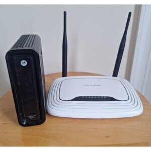 Motorola SURFboard SB6121 Modem and TP-Link TL-WR841N Router Combo